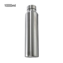 Stainless Steel Sport Water Bottle 1000ml Rugged Metal Flask for Camping Sports - £13.79 GBP