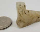 *B3) Vintage Chinese Hardstone White Jade Mythical Beast Carving Figure ... - $98.99
