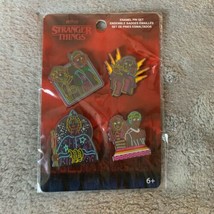 Funko Netflix Stranger Things 3 Enamel Pin Set of 4 Pins Eleven Will the Wise  - £17.30 GBP
