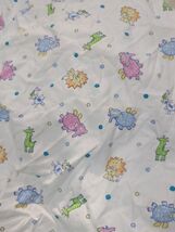 Carters Emu Namae Baby Crib sheet Vintage colorful animals elephant giraffe - $14.84