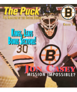 1994 The Puck Vintage Boston Bruins Magazine NHL Jon Casey Cover Winter ... - €17,06 EUR