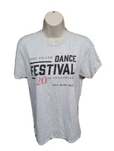 Fire Island Dance Festival 20th Anniversary Womens Small Gray TShirt - £11.62 GBP