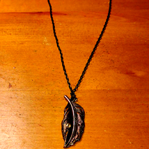 Unique style vintage feather necklace - €14,75 EUR