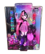 Mattel Monster High Doll Draculaura with Pet Bat, Pink and Black Hair Box Damage - $19.99
