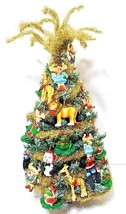 At The Zoo Themed Fully Decorated Christmas Tree Christmas Hand Crafted 22&quot; Tall - £29.65 GBP