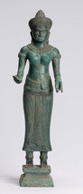 Antico Khmer Stile Angkor Wat Lakshmi (Statua/Consort Di Vishnu - 56cm/55.9cm - $839.99