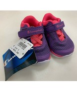 Champion Baby Girls 1W Shoes Sneakers Neon Pink Purple Toddler Shoe Size... - £19.63 GBP