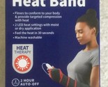 Flexible, Heat Band Heat Therapy , new 2 hr auto off machine washable - $38.60