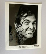 Oliver Stone Movie Director Signed Autographed Photo - £78.18 GBP