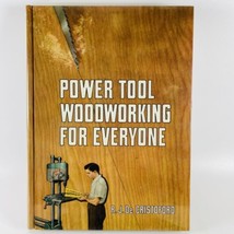 1955 Power Tool Woodworking for Everyone by R.J. De Cristoforo VTG HB Ca... - £12.01 GBP