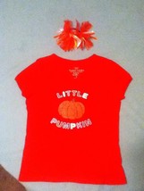 Girls-Lot of 2-Faded Glory-Size 8- shirt&amp;hair accessory/bow/ribbon-Thanksgiving - £10.59 GBP