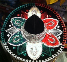 Mariachi Charro Authentic Mexican Sombrero Hat Accessory Folklorico Outf... - $55.39+