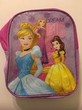 Disney Princess Mini Backpack Girls 10&quot; Bag School Dream Big - £7.10 GBP