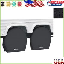 Over Drive Water-Resistant RV Tire Covers 24&quot;-27&quot; Diameter, Easy to Install - $737.21 MXN