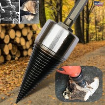 1x Wood Drill Bit Firewood Splitter U Shape Anti-Skid Thread U Screw Splitting - £34.57 GBP