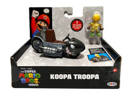 Super Mario Bros Movie KOOPA TROOPA 2.5&quot; Action Figure with Pull Back Kart - NIP - £9.18 GBP