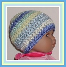 Preemie Boy Hats, Baby Blue Yellow Mint Green Beanie, Extra Small Boys Hat - £5.02 GBP