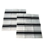 HOM FREEST Black Striped Waterproof Throw Pillow Covers Set of 2 - $379.80 MXN