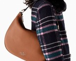 NWB Kate Spade Weston Brown Leather Large Shoulder Bag K8453 $399 MSRP G... - $152.45