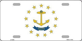 Rhode Island State Flag Metal Novelty License Plate - £15.14 GBP