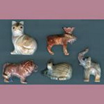 Peruvian Soapstone Small Animal Carvings Figurines Choose ONE (Colors WILL VARY) - £2.99 GBP