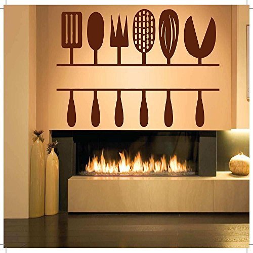 Wall Decal Vinyl Sticker Bedroom kitchen silverware spoon fork decor art - $59.85