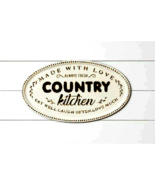 Country Kitchen Metal Sign - SALE - €25,57 EUR