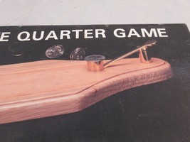 Executive Quarters Game Desk Game w/ Brass Shooter and Glass Cup Vtg Sea... - £23.11 GBP