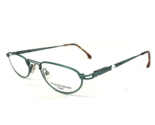 Francois Pinton Eyeglasses Frames H 77 324 Matte Green Round Full Rim 49... - $55.91