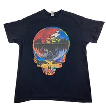 Grateful Dead T-shirt Large Dancing Bear In Head Steal Your Face Rainbow... - $18.78