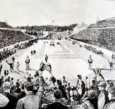 The Olympic Games In Athens Marathon 1913 Plate Print 2 Page History DWAA15 - $970.11 MXN