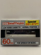 ToneMaster 60 Min Low Noise Cassette for Speech or Music - $143.52 MXN