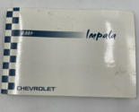 2004 Chevrolet Impala Owners Manual Handbook OEM D01B17056 - £11.67 GBP