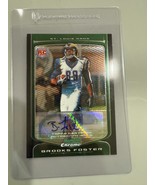 2009 Bowman Chrome BROOKS FOSTER Rookie Auto RC #158 St. Louis Rams WR - $4.95