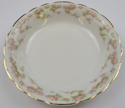 Vintage Homer Laughlin China Hudson Pink Floral Pattern Soup Bowl Tableware - £20.62 GBP