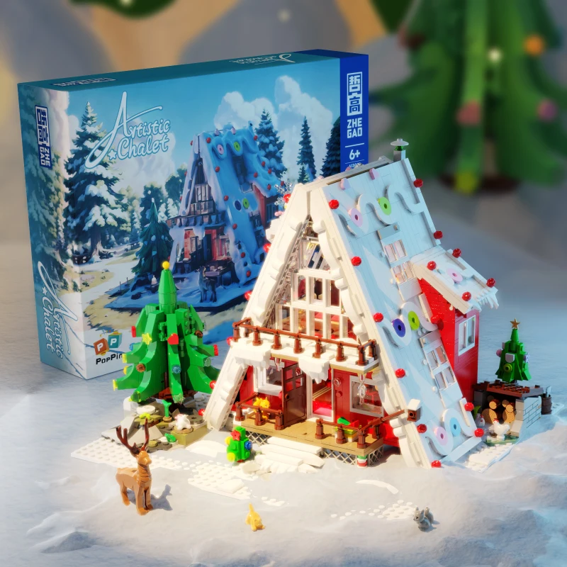 2023 New Christmas Santa&#39;s Gingerbread House Building Blocks kits Decoration DIY - £69.10 GBP+