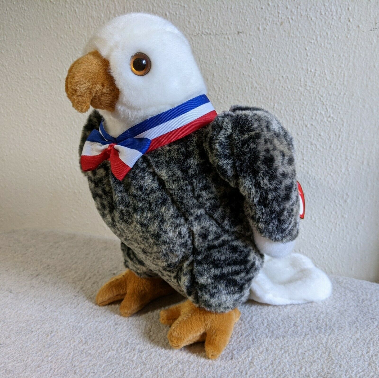 Valor the Bald Eagle Stuffed Animal Plush - Ty The Beanie Buddy Collection 2003 - £10.56 GBP