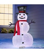 42&quot; Lighted Pop-Up Snowman Christmas Holiday Decor  - £74.82 GBP