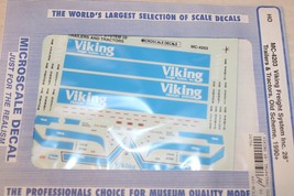 HO Scale Microscale Decal, Viking 28&#39; Trailer &amp; Tractor Decals, MC-4203 - $16.00