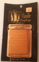 Vintage Candle Crafting by Yaley Lilac Concentrated Scent Block NOS - £7.74 GBP