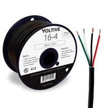 16/4 Speaker Wire - 16 Awg/Gauge 4 Conductor - Ul Listed In Wall (Cl2/Cl3) And O - £90.81 GBP