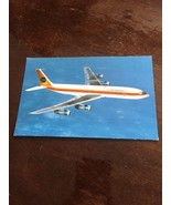 Continental Airlines 707 Boeing post card, Unused - $5.48 CAD