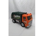 Hasbro 2010 Tonka Recycling Green Dump Truck Toy Lights And Sound Work 12&quot; - $39.59