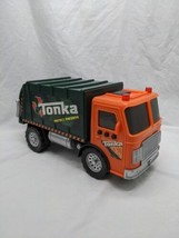 Hasbro 2010 Tonka Recycling Green Dump Truck Toy Lights And Sound Work 12&quot; - $39.59