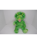 Build A Bear Green Dinosaur Triceratops Plush 18&quot; Stuffed Animal - $277.24 MXN