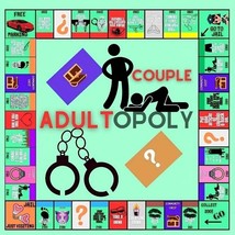 Game Board Couple Adultopoly Card Props Date Night Bedroom Couples Prop Toys - $20.06