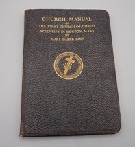 Vintage Chiesa Manuale Primo Chiesa Di Christian Scientist 1927 Mary Baker Eddy - £34.91 GBP