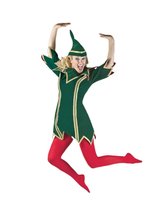 Women&#39;s Deluxe Elf Theater Costume, Green, Large - £159.86 GBP+