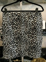 J. CREW  Animal Print A-Line Skirt Style#B8212 Sz 8P  NWT - £34.81 GBP