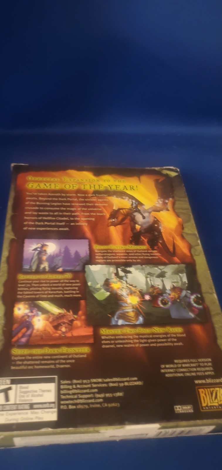 World of WarCraft The Burning Crusade Blizzard Video Game 2008  Item image 4